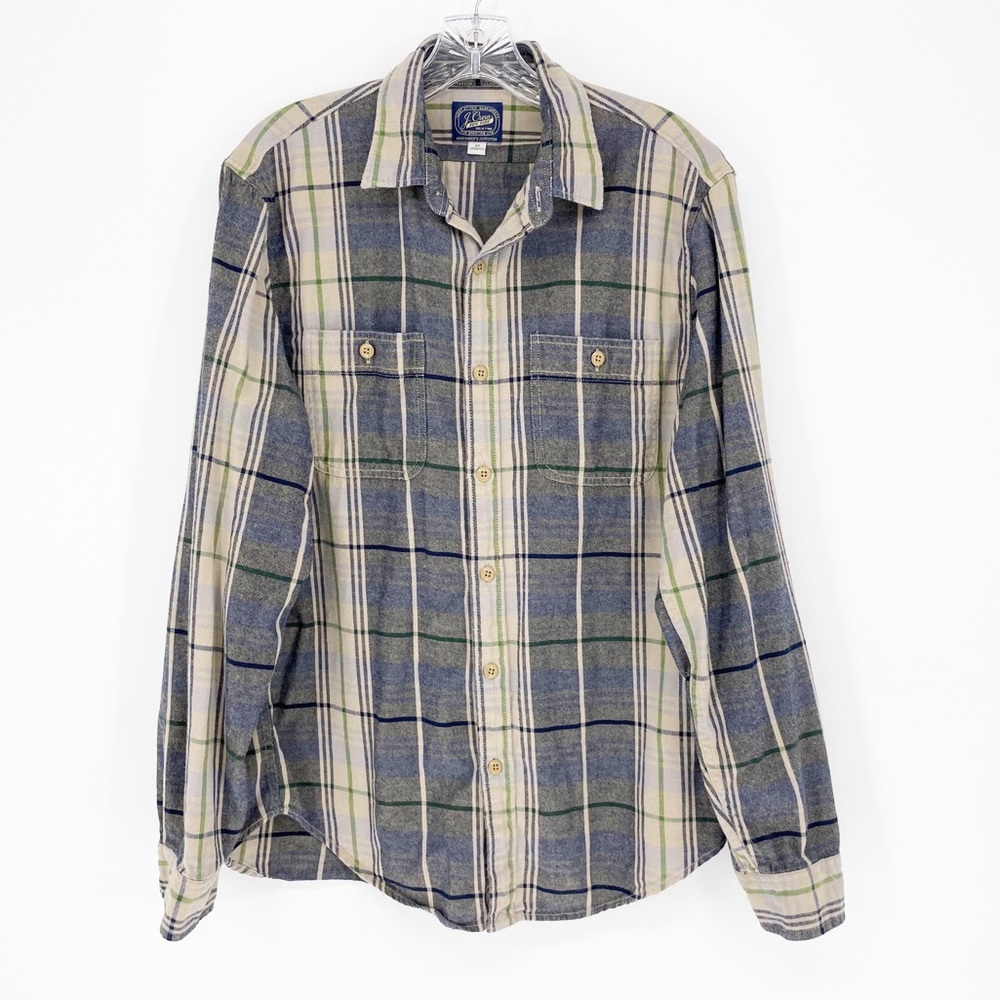 J. Crew Button Down Plaid Shirt Size Medium